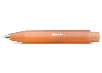Kaweco Frosted Sport Soft Mandarine Druckbleistift 0.7mm HB I 12 g leichter und sommerlicher Minenbleistift I Trendiger Druckminenbleistift 11 cm I Druck-Bleistift nachfüllbar - Orange von Kaweco