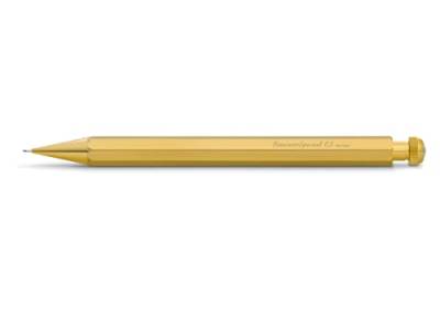 Kaweko Bleistift SPECIAL Mechanical Pencil 0.5 Brass, with eraser von Kaweco