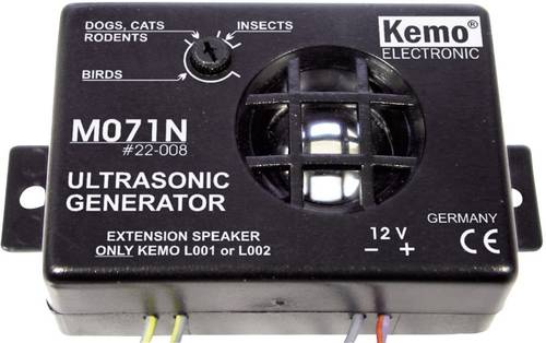 Kemo M071N Tiervertreiber Funktionsart Multifrequenz Wirkungsbereich 30m² 1St. von Kemo