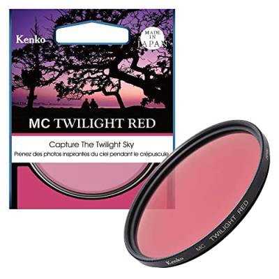 Kenko Objektivfilter mit Farbeffekt MC Twilight RED 58mm, Erzeugt inspirierende Farben am Abendhimmel, 195260 von Kenko