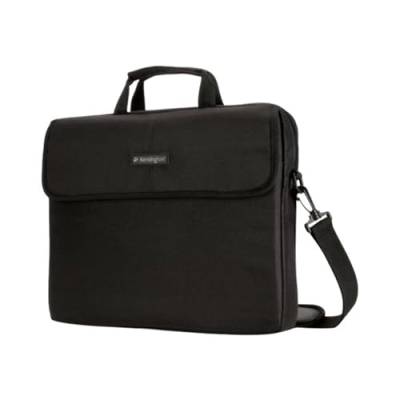 Kensington Laptop Tasche, Klassische Tasche für 15,6 Zoll Laptops mit Tragegriff und Schultergurt für Männer und Frauen, schwarz, K62562EU von Kensington