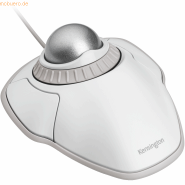 Kensington Orbit-Trackball mit Scroll Ring weiß/silber von Kensington