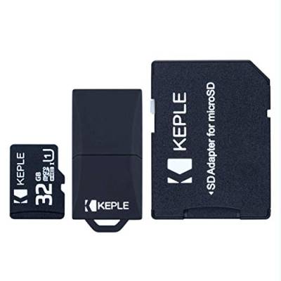 32GB MicroSD Speicherkarte Klasse 10 Kompatibel mit Canon IXUS 140, 180, 255 HS, 132 HS, 265 HS, N100 DSLR Kamera | Micro SD 32 GB von Keple