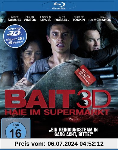 Bait 3D - Haie im Supermarkt (inkl. 2D Version) [Blu-ray 3D] von Kimble Rendall