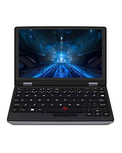 7 Inch Intel Celeron J4105 J4125 Mini Pocket Gaming Laptop, Touch Screen 1280 * 800, Ultrabook 12GB LPDDR4 2TB SSD Notebook Chocolate Keyboard, Window 11 Pro, 2.0MP, AC WiFi BT4.2 von KingnovyPC