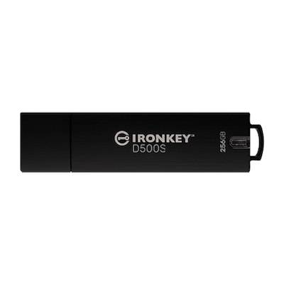 Kingston 256 GB IronKey D500S verschlüsselter USB-Stick USB-A 3.2 Gen1 Standard von Kingston