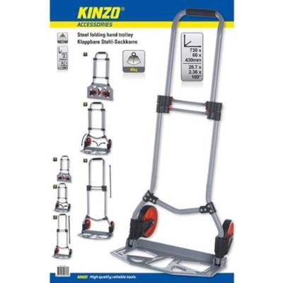 KINZO Hand Trolley foldable 90 kg, 29627 von Kinzo