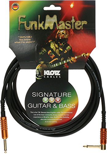 KLOTZ FunkMaster high end gitarren- & bass kabel (gerade - gewinkelt) (6,0) von Klotz