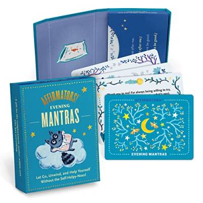 Affirmators! Mantras Evening – Nachtwachstums-Karten, Deck, Positive Affirmations & Meditationskarten (30 Karten) von Knock Knock