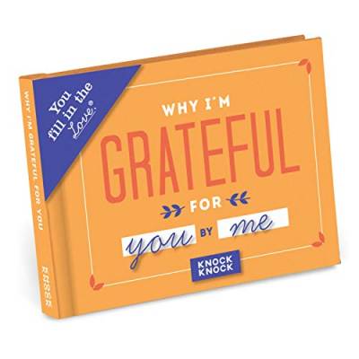 Knock Knock Why I'm Grateful for You Fill in the Love Book Fill-in-the-Blank Gift Journal, 4.5 x 3.25-inches von Knock Knock