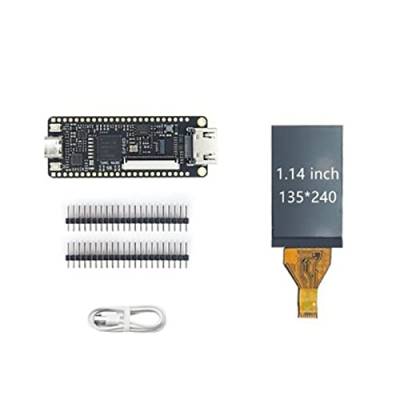 Koanhinn FüR Tang Nano 9K FPGA Gaoyun GW1NR-9 RISC-V RV -Kompatibles Entwicklungsboard + 1,14 SPI-Bildschirm + 2,54 Mm Stiftleiste von Koanhinn