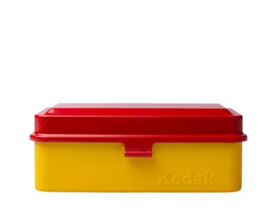 Kodak Filmdose 120/135 gelb mit rotem Deckel (für 8 Rollen 120 oder 10 Rollen 135 Filme) von Kodak
