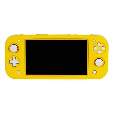 Konix Mythics Schutzhülle für Nintendo Switch Lite-Konsole, Silikon, Gelb von Konix