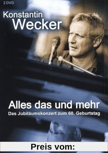 Konstantin Wecker - Alles das und mehr [2 DVDs] von Konstantin Wecker