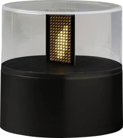 Konstsmide 1897-700 LED-Szenerie Warmweiß LED Schwarz mit Flackereffekt von Konstsmide