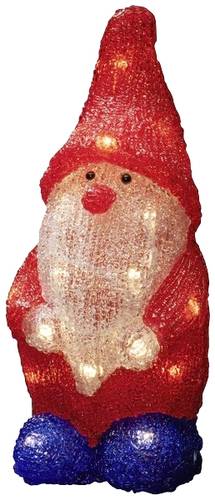 Konstsmide 6227-103 Acryl-Figur Weihnachtsmann Warmweiß LED Warmweiß von Konstsmide
