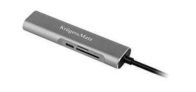 KM0390 USB Typ C Adapter (Hub) HDMI/USB 3.0/SD/MicroSD/C von Krüger&Matz