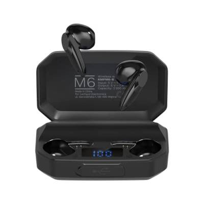 Krüger&Matz Kopfhörer M6 mit Powerbank, Kopfhörer In-Ear, KMPM6-B, schwarz von Krüger&Matz