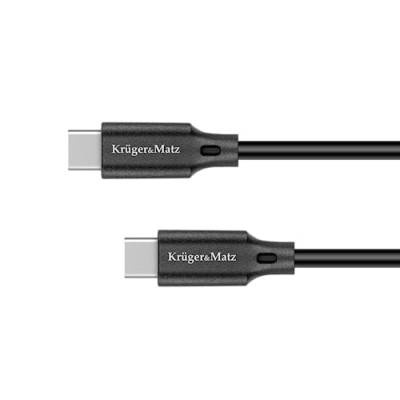 Krüger&Matz USB Typ-C Kabel - USB Typ C 100W 1m Basic KM1260 von Krüger&Matz
