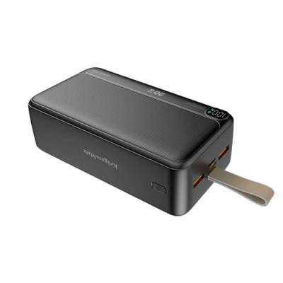 Kruger&Matz Powerbank 40000mAh Li-ion mit Quick Charge Funktion und Power Delivery 3.0 USB Typ-C-Anschlüsse, Micro USB, 2X USB-A KM0908 von Krüger&Matz