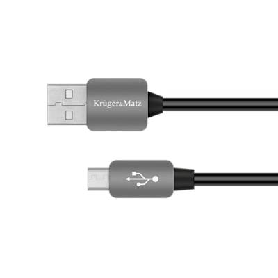 USB Kabel: Micro USB Stecker-Stecker 1.8m Krüger&Mat von Krüger&Matz