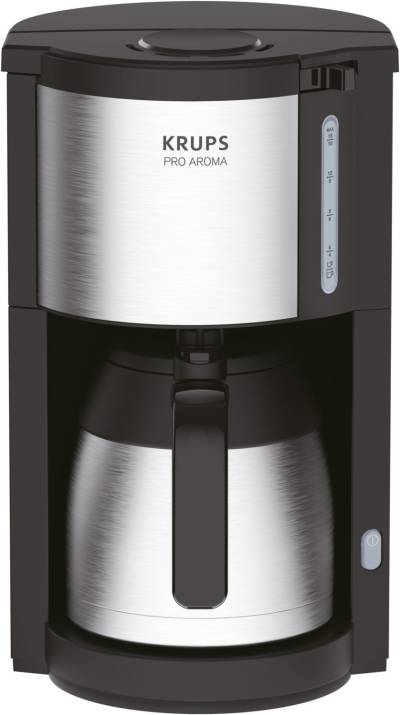 KM305D ProAroma Kaffeeautomat mit Thermokanne schwarz/edelstahl von Krups
