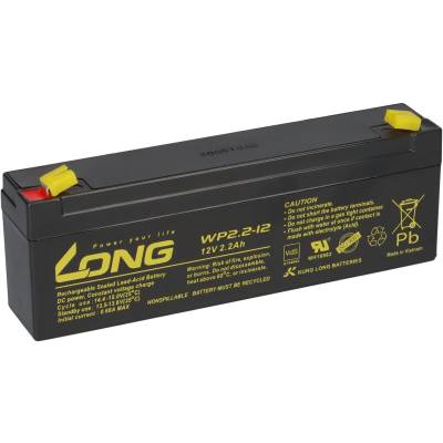 Bleiakku 12V 2,2Ah Powerfit S312/2,3 S battery AGM VdS von KungLong