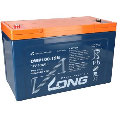 Kung Long Akku 12V 100Ah AGM WP-CWP100-12N Design Life 12 Jahre speziell für Solar Anwendungen von KungLong