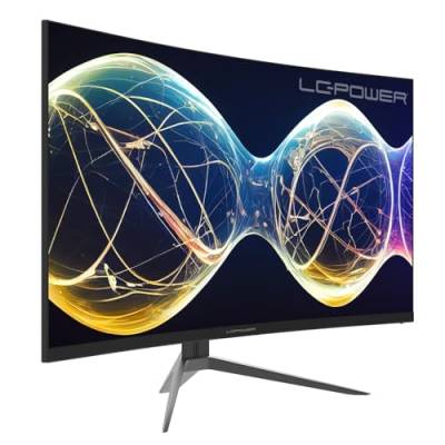 LC-POWER 27 Zoll FHD Gaming Monitor 165Hz 1920x1080, 1500R, FreeSync, HDR Ready, DP&HDMI,1ms, LC-M27-FHD-165-C-V3 von LC-POWER