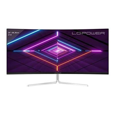 LC-Power LC-M34-UWQHD-100-C-V3 Computerbildschirm 86,4 cm (34 Zoll) 3440 x 1440 Pixel UltraWide Quad HD LCD Weiß von LC-POWER