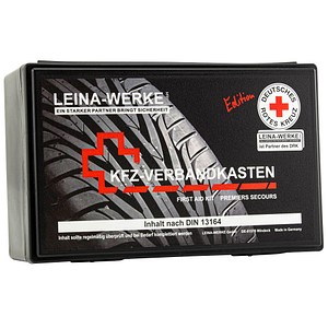 LEINA-WERKE Verbandskasten Fotodruck DRK Edition DIN 13164 schwarz von LEINA-WERKE