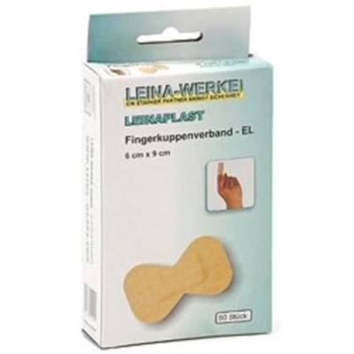 LEINAWERKE 72254 LEINAPLAST-Fingerkuppenverbände 4 cm x 7 cm, WF, 50 Stk. lose in Schachtel von LEINA-WERKE