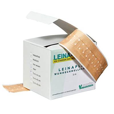 Leina Werke 70054 LEINAPLAST adhesive bandages 5 m x 6 cm EL 1 pc. von LEINA-WERKE