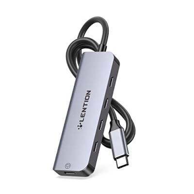 LENTION 4 in 1 USB C Hub auf USB C mit 4X USB-C 5Gbps & Stromversorgung 5V-IN, langes Kabels von 0,6M, Multiport Adapter, USB Typ C Hub für 2016-2022 2023 MacBook Pro/Mac Air/iMac, Mehr von LENTION