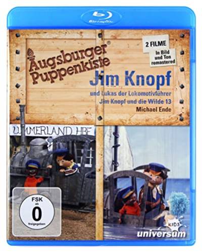 Jim Knopf und Lukas, der Lokomotivführer/Jim Knopf und die Wilde 13 - Augsburger Puppenkiste [Blu-ray] von LEONINE