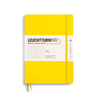 LEUCHTTURM1917 355289 Notizbuch Composition (B5), Softcover, 123 nummerierte Seiten, dotted, Zitrone von LEUCHTTURM1917