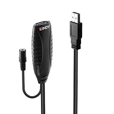 LINDY 43099 USB 3.0 Kabel, 15m Schwarz von LINDY