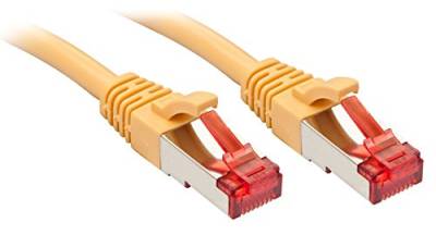 LINDY Cat.6 S/FTP Kabel, gelb, 1,5m Patchkabel von LINDY