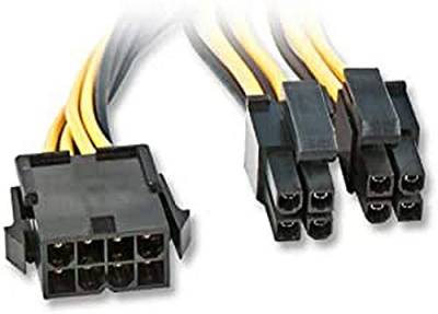 LINDY Stromkabel - 4 PIN ATX12V (M) - PCI-Express-Stromversorgung, 8-polig (W), 33163 von LINDY