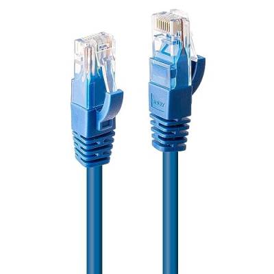 Lindy Patchkabel Cat.6 U/UTP Kabel, blau 7.5m von LINDY