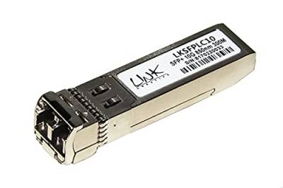 LINK LKSFPLC10H Mini-Modul (Sfp+) Multimode Lc Duplex 10 Gbps 850 Nm 300 Mt mit DMM kompatibel Hp und Procurve von LINK