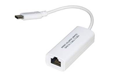 Link LKADAT82 USB-C-Adapter männlich – RJ45-Anschluss für Gigabit-Netzwerke 10/100/1000 von LINK