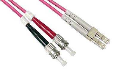 Link LKLCST4503 Glasfaser-Kabel LC A ST MULTIMODE DUPLEX OM4 50/125 MT.3 von LINK