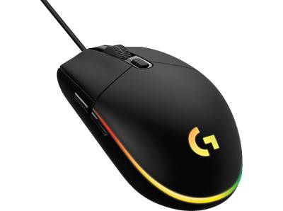 LOGITECH G203 LIGHTSYNC Gaming Maus, Schwarz von LOGITECH