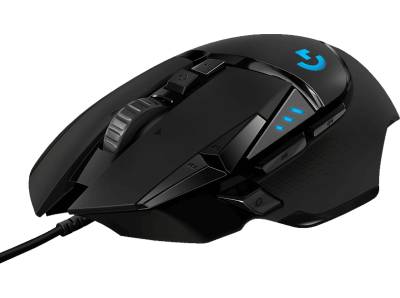 LOGITECH G502 HERO Gaming Maus, Schwarz von LOGITECH