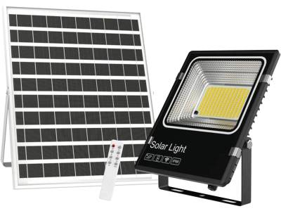 LUXULA Solar LED-Fluter, Akku, 6W PV, Fernbedienung, 50W, 700lm, 6500K von LUXULA