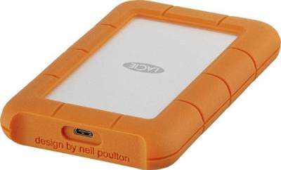 LaCie Rugged 2TB Externe Festplatte 6.35cm (2.5 Zoll) USB-C® Silber, Orange STFR2000800 von Lacie