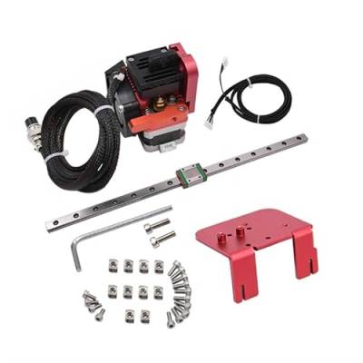 Für Ender3 CR10 Linear-Upgrade-Schienen, Extruder, Direktantriebssatz, 310 mm/375 mm, Führungsschiene mit fester Rückwandplate-Halterungs-Kit für Ender3 CR10 Linear-Upgrade-Schienen, Extruder, von Lamala