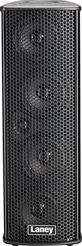 Laney AUDIOHUB Series AH4X4-6 Channel Portable PA System with Bluetooth, Black - 35W - Mains or Battery Power von Laney