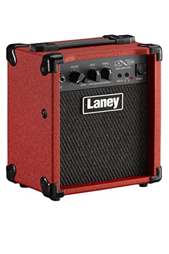 Laney LX10B LX Series - Bass Guitar Amp - 10 Watt - Red, LX10B-RED von Laney